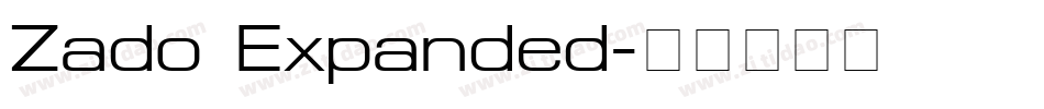 Zado Expanded字体转换